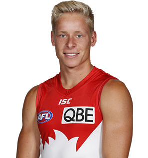 heeney isaac afl player sydney swans number players